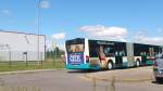 Der Citaro  der Stadtwerke NB SW 586.....und noch das heck vom citaro wo werbung für cecil gemacht wird bei diesem wagen ist auf jeder seite eine andere werbung für läden in der