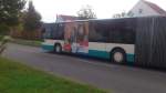 Mercedes Citaro  NB SW 560...das Traffic Board für die Neuwoges eine Wohnungsgesellschaft der Stadt wo für das junge wohnen beworben wird...
