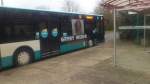 ....und noch die rechte Seite vom Citaro NB SW 586 mit seiner aktuellen Werbung f�r Gerry Weber 