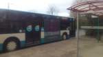 .....NB SW 585 und auch dieser Citaro hat wie schon andere Fahrzeuge im Fuhrpark hat Werbung f�r den G�terbahnhof erhalten...hier wird f�r den Friseur geworben