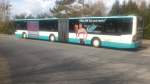 ....so machen Mittlerweise sechs Citaro der Stadtwerke NB SW 559,582,583 585,586,592 Werbung f�r den G�terbahnhof aber immer f�r ein anderes Unternehmen was dort zu finden ist am G�terbahnhof und auf