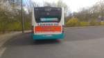 ...NB SW 541 er wirbt f�r eine Autowerkstatt   ...und neu auch auf den anderen Fahrzeugen  wo drauf aufmerksam gemacht wird an Haltestellen schritt zufahren 
