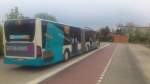...NB SW 582 am Pflegeheim der Linie 8 wo er Pause macht  ...auch dieser Citaro hatte bevor er das Logo der Stadtwerke bekam ein Sportler des Fu�ballvereines des 1.FC Neubrandenburg( Toni Fuchs) der