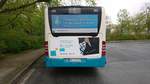 ....NB SW 528 dieser Citaro K an einem Samstag auf der Linie 5 in Monkeshof wo er gerade pause macht ( Mai 2017)  ...und seiner Werbung f�r den Beruf der Fachkraft im Fahrbetrieb bei den Stadtwerken