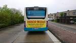 .....beim Pflegeheim auf der Linie 8 in der Oststadt dieser Citaro der Stadtwerke Neubrandenburg mit der Werbung f�r HOCO M�bel und der Kampagne der Stadtwerke 