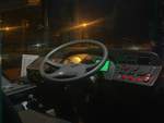 Fahrerarbeitsplatz eines Mercedes Citaro II der Neubrandenburger Verkehrsbetriebe in Neubrandenburg.