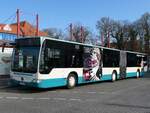 Mercedes Citaro II der Neubrandenburger Verkehrsbetriebe in Neubrandenburg.