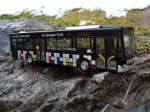Rietze Modellbus-Mercedes Citaro Infra F�rth von vorne am 12.12.12