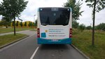 ....das Heck des neuen Citaro NB SW 595 der am 16.juli der �ffentlichkeit auf dem Neubrandenburger Marktplatz vorgestellt wurde ....jetzt seit einigen Wochen im Einsatz 