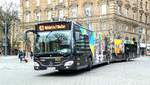 Wagen 910 als Linie 63 der Mainzer Mobilit�t am 24.12.2017 am Mainzer Hauptbahnhof