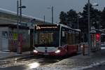 Wiener Linien Citaro 2 Euro 6 WN 8189 als Linie 27A bei der Haltestelle Kagran U, 07.02.2018
