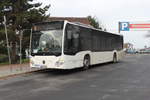 SEV Bus von Warnem�nde nach Rostock-Marienehe stand am 26.10.2018 in Warnem�nde.