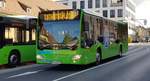 MB Citaro von Rh�nEnergie rollt als Linie 7 zur Endhaltestelle Stadtschloss in Fulda, 09-2019