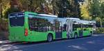 MB Citaro (2081) von Rh�nEnergie steht am Bahnhof in H�nfeld, 07-2020