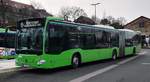 =MB Citaro (2082) von RhoenEnergie steht im M�rz 2021 auf dem Busplatz in H�nfeld