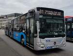 MB Citaro der SWT unterwegs auf der Linie 81