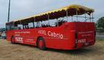 MB O 305 von HUXX aus Lauterbach, Bj. 1981, 200 PS, 35 Sitzpl�tze, gesehen bei der Oldtimerausstellung in Uttrichshausen, 07-2019. Der Bus hat fr�her bei der BVG in Berlin im Linienverkehr gedient.