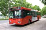 Mercedes Linienbus der VRN Ludwigshafen am 31.05.2014 am Bahnhof Deidesheim.