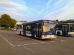 Der VRN Infobus ist ein O 405N2 der Stadtwerke Kaiserslautern (KL-C 285) und steht auf dem Betriebshof der WNS in Kaiserslautern.