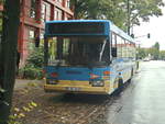 Daimler Benz E (O 405) an der Haltestelle vor der Halle der Traditionsbus am 29.