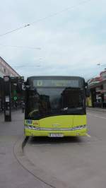 Solaris Urbino 12 der Innsbrucker Verkehrsbetriebe im Einsatz auf der Linie D nach Hall i.