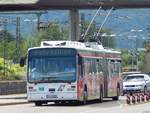 Van Hool AG300T der St�dtischer Verkehrsbetrieb Esslingen in Esslingen.