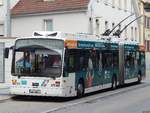 Van Hool AG300T der St�dtischer Verkehrsbetrieb Esslingen in Esslingen.