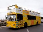 VOLVO Bus f�r City Sightseeing-tour`s in Funchal/Madeira,Mai 2013.
