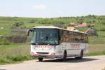 Dieser IVECO Bus hielt am 19.5.2015 am Bahnhof Mandra in Rum�nien.