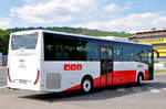 Iveco Crossway vom O�VV - Tom Reisen aus �sterreich in Krems gesehen.