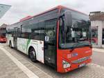 S-RS 2606 (Baujahr 2016) von Regiobus Stuttgart steht am 29.3.2020 am ZOB in Abtsgm�nd.