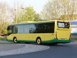 Iveco Crossway der Verkehrsgesellschaft Ludwigslust-Parchim mbH in Plau am See.