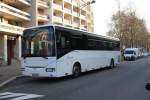 King Long Recreo Reisebus am 10.3.2016 in Stra�bourg.