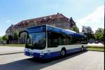 MAN Lions City von SAX Bus Ende Juli 2015 beim Hauptbahnhof gesehen.