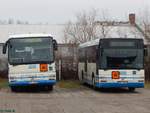 MAN ÜL 313 und MAN SÜ 283 der MVVG in Neubrandenburg.