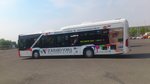 Mercedes Benz O 530 Citaro LE � .......UM VG 525 am Busbahnhof in Schwedt mit seiner Werbung 