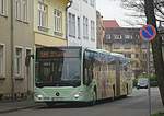 Wagen 1131 der Regionalbus Arnstadt, ein MB C2 G� mit EEV-Motor, ist am 05.04.17 auf der Linie 385 unterwegs.