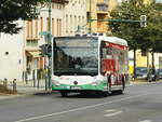 Mercedes-Benz Citaro II Nr.176 der Barnimer Busgesellschaft in Eberswalde an der Haltestelle Grabowstr.