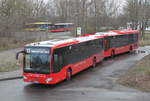 Am Vormittag des 16.03.2019 standen die SEV-Busse von Rostock-Marienehe nach Warnem�nde Werft bzw.