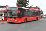 SEV Bus von Warnem�nde nach Rostock-Marienehe am 16.03.2019 in Warnem�nde.