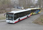 Am Mittag des 23.03.2019 standen die SEV-Busse von Rostock-Marienehe nach Warnem�nde Werft bzw.