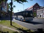 Mercedes Integro der Kraftverkehrsgesellschaft mbH Ribnitz-Damgarten in Stralsund.