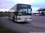 MB Bus von Becker-Strelitz als SEV aufm Busbahnhof in Bergen auf R�gen am 15.4.13 
