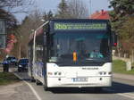 Wagen 1035 der Regionalbus Arnstadt, ein 2-t�riger Neoplan N4421, am 14.03.17 wie jeden Tag auf der Buslinie 355.