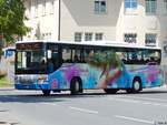 Setra 415 UL von Regionalbus Rostock in Güstrow.