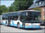 Setra 415 NF mit H�nger der Kraftverkehrsgesellschaft mbH Ribnitz-Damgarten in Ribnitz-Damgarten.