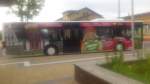 .....dieser Setra der Firma Breitenbach hat Werbung f�r Town & Country Haus 