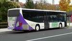 Setra 415 S von  Hochrh�nbus  steht auf dem Busplatz in Bad Neustadt/Saale im Oktober 2017