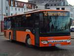 Setra 415 NF der PVM Waren in Neubrandenburg.