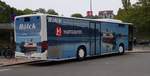 Setra S 415 NF vom Reisedienst B�LCK steht am Busbahnhof in Flensburg im Mai 2019